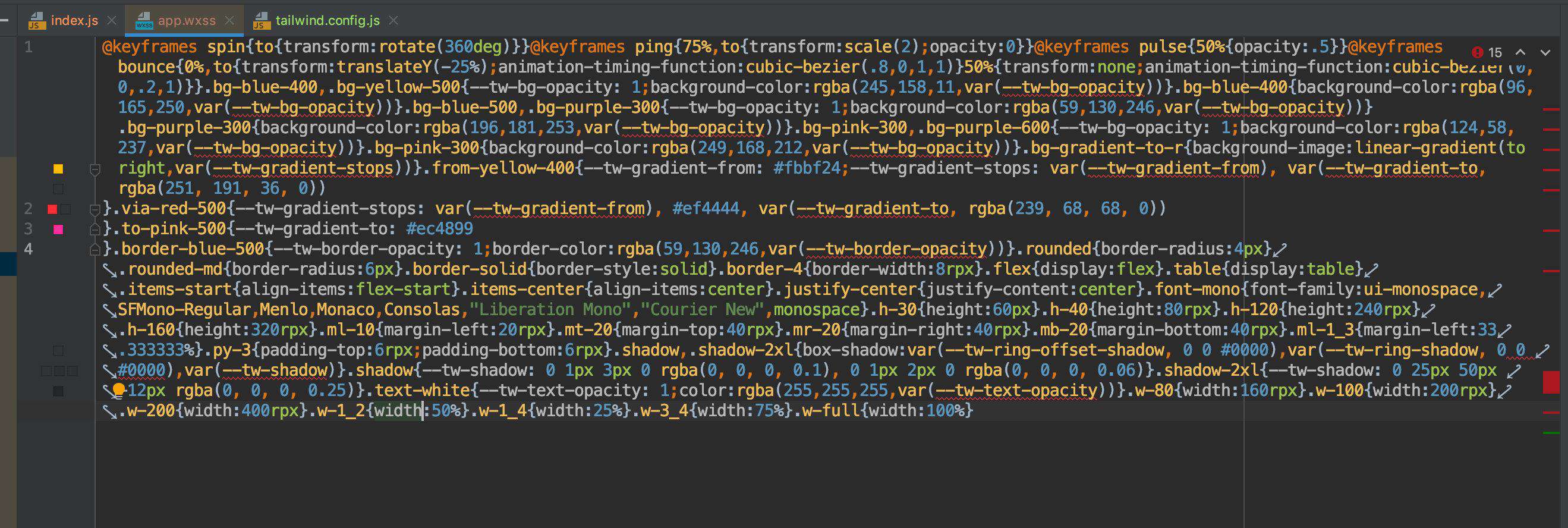 没有 css 文件？tailwindcss + taro 小程序实践